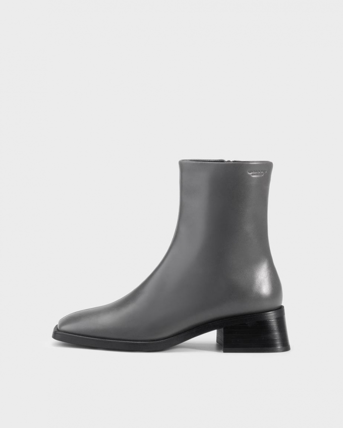 Vagabond Blanca Stiefeletten - Dunkelgrau, Leder Vagabond Blanca Stiefeletten - Dunkelgrau, Leder