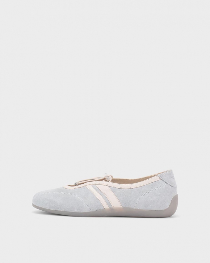 Vagabond Hollie Ballerinas - Blau, Veloursleder