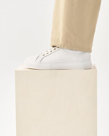 Vagabond Zoe Platform Sneaker - Weißes, Leder Vagabond Zoe Platform Sneaker - Weißes, Leder