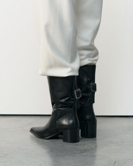 Vagabond Giselle Stiefel - Schwarzes, Leder