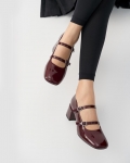 Vagabond Adison Pumps - Dunkelrotes, Lackleder