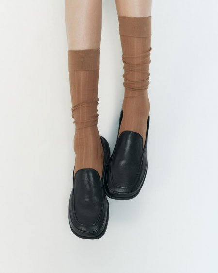 Vagabond Sammie Loafer - Schwarzes, Leder