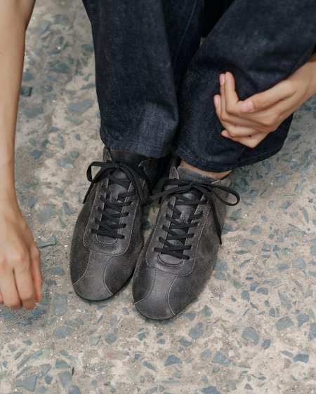 Vagabond Hollie Sneaker - Dunkelgrau, Textur Leder