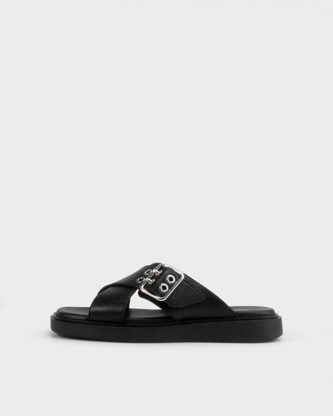 Vagabond Connie Sandalen - Schwarzes, Leder Vagabond Connie Sandalen - Schwarzes, Leder