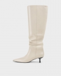 Vagabond Lykke Hohe Stiefel - Beiges, Leder