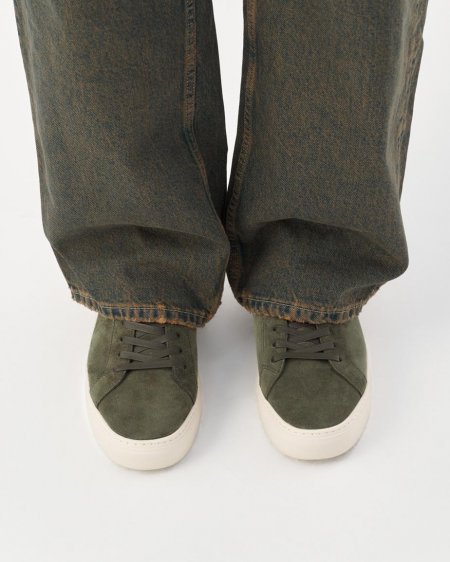 Vagabond Paul 2.0 Sneaker - Dunkelgrün, Veloursleder