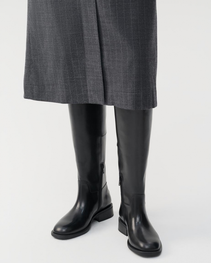 Vagabond Sheila Hohe Stiefel - Schwarzes, Leder Vagabond Sheila Hohe Stiefel - Schwarzes, Leder