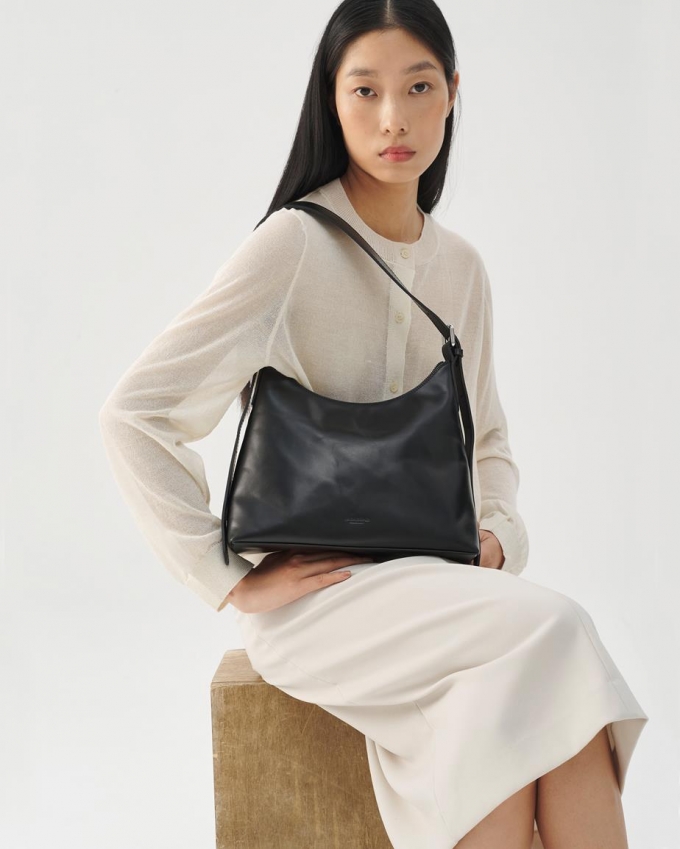 Vagabond Bari Tasche - Schwarzes, Leder Vagabond Bari Tasche - Schwarzes, Leder