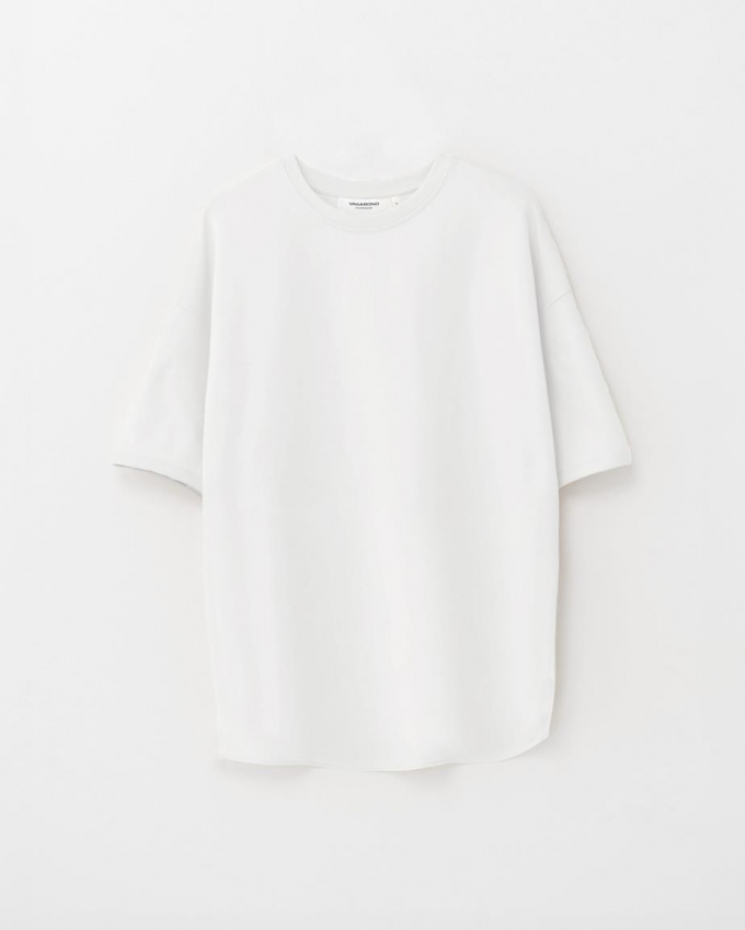 Vagabond Boxy T-Shirt M - Weißes, Textil Vagabond Boxy T-Shirt M - Weißes, Textil