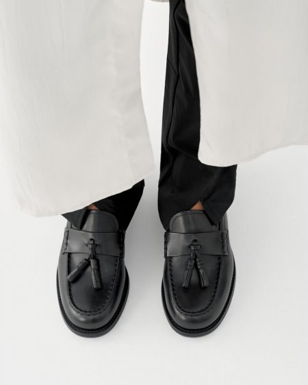 Vagabond Linn Loafer - Schwarzes, Leder