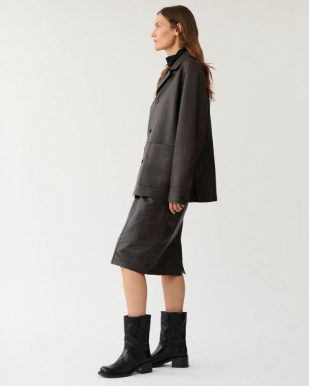 Vagabond Nour Stiefel - Schwarzes, Leder