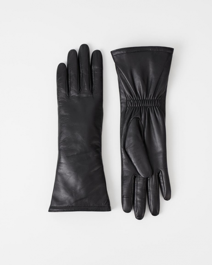 Vagabond Long Glove W - Schwarzes, Leder Vagabond Long Glove W - Schwarzes, Leder