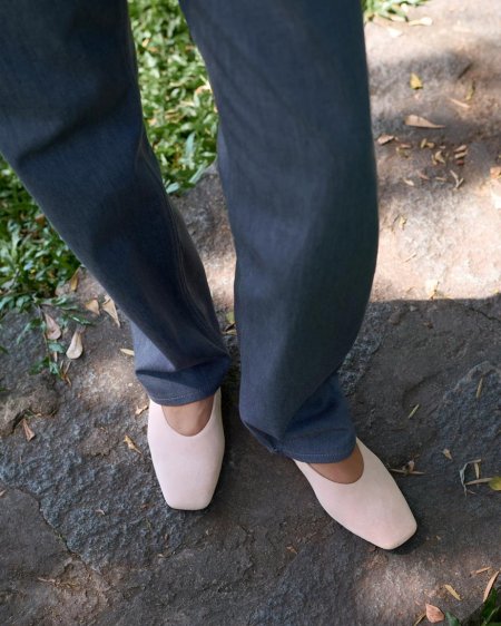Vagabond Delia Ballerinas - Hellrosa, Veloursleder