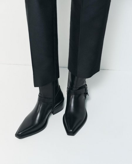 Vagabond Kelsey Stiefel - Schwarzes, Leder