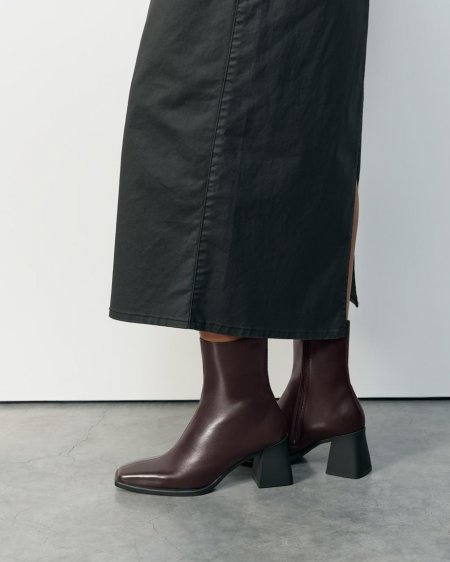 Vagabond Hedda Stiefeletten - Dunkelbraunes, Leder Vagabond Hedda Stiefeletten - Dunkelbraunes, Leder