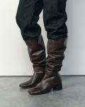 Vagabond Livia Hohe Stiefel - Dunkelbraunes, Leder