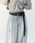 Vagabond Double Wrap Belt - Schwarzes, Leder