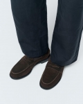 Vagabond Steven Loafer - Dunkelbraunes, Veloursleder