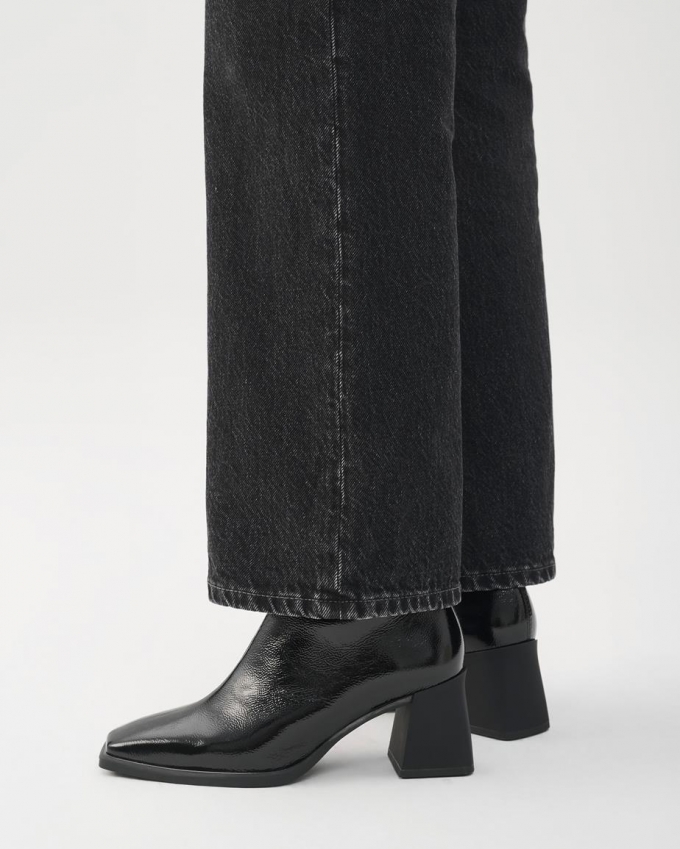 Vagabond Hedda Stiefeletten - Schwarzes, Lackleder Vagabond Hedda Stiefeletten - Schwarzes, Lackleder