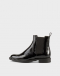 Vagabond Amina Chelsea Boots - Schwarzes, Lackleder