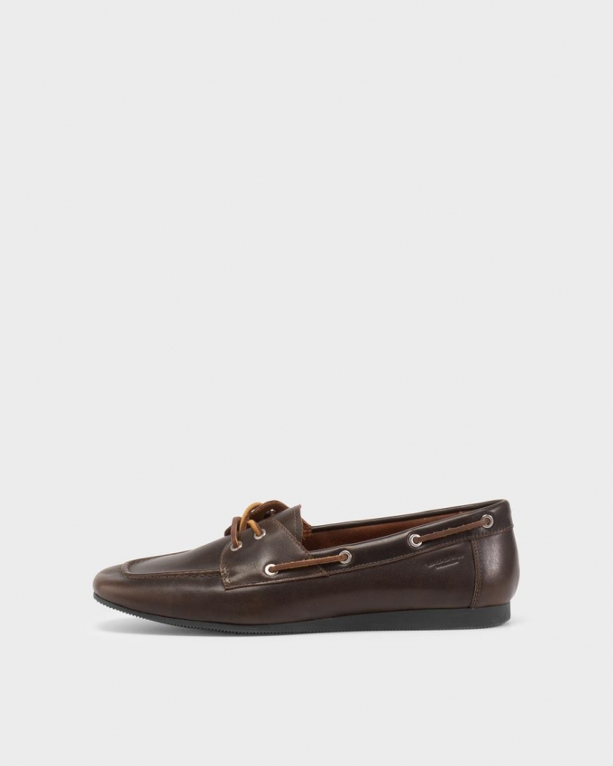 Vagabond Hillary Schuhe - Braunes, Gebürstet Leder Vagabond Hillary Schuhe - Braunes, Gebürstet Leder