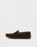 Vagabond Lorenzo Loafer - Dunkelbraunes, Veloursleder