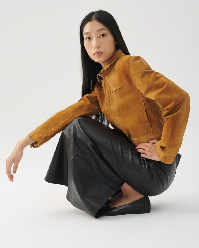 Vagabond The Maxi Skirt - Schwarzes, Leder