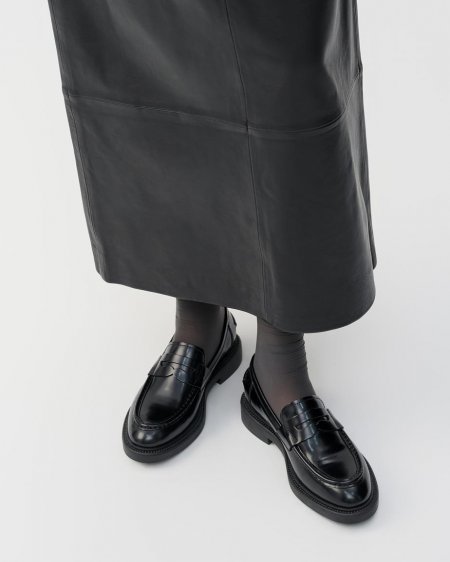 Vagabond Alex W Loafer - Schwarzes, Poliertes Leder