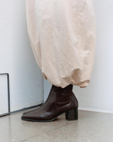 Vagabond Giselle Stiefeletten - Braunes, Leder/Kombination Vagabond Giselle Stiefeletten - Braunes, Leder/Kombination