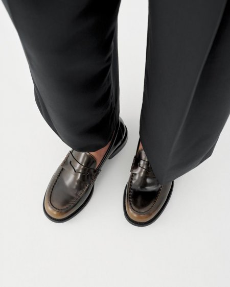 Vagabond Linn Loafer - Braunes, Poliertes Leder