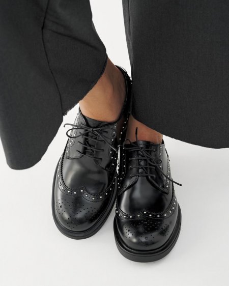 Vagabond Freya Schuhe - Schwarzes, Poliertes Leder Vagabond Freya Schuhe - Schwarzes, Poliertes Leder