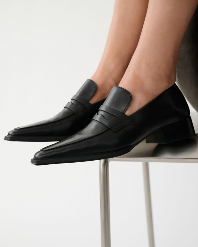 Vagabond Eida Loafer - Schwarzes, Leder