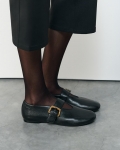Vagabond Aleya Ballerinas - Schwarzes, Leder