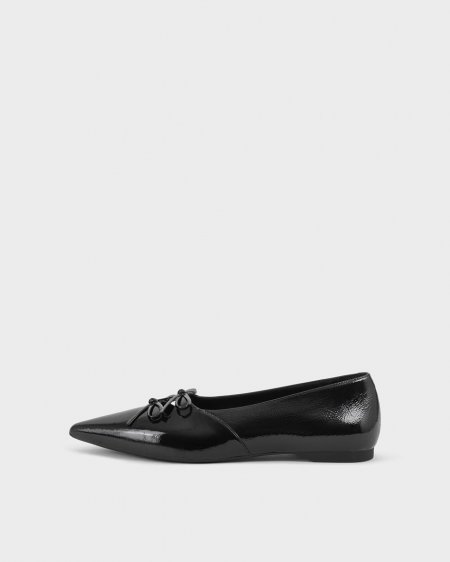 Vagabond Hermine Ballerinas - Schwarzes, Lackleder