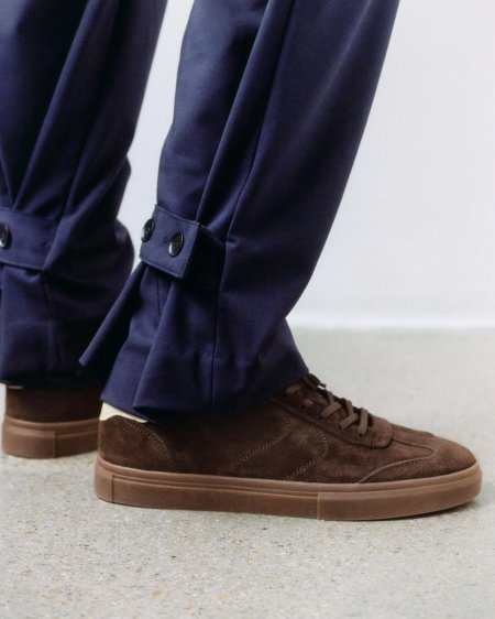 Vagabond Cody Sneaker - Dunkelbraunes, Wildleder/Komb