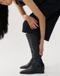 Vagabond Aino Hohe Stiefel - Schwarzes, Leder/Kombination