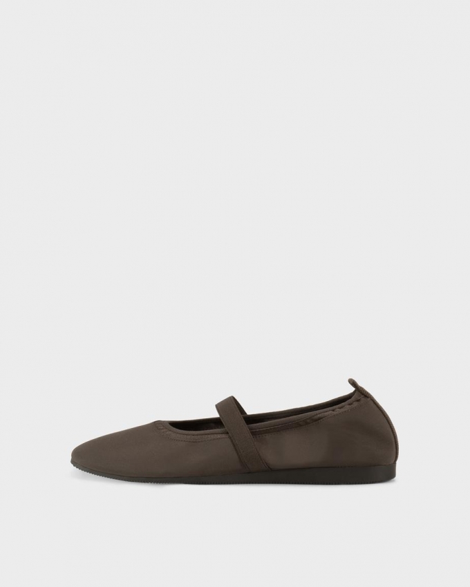 Vagabond Hillary Ballerinas - Dunkelbraunes, Textil Vagabond Hillary Ballerinas - Dunkelbraunes, Textil
