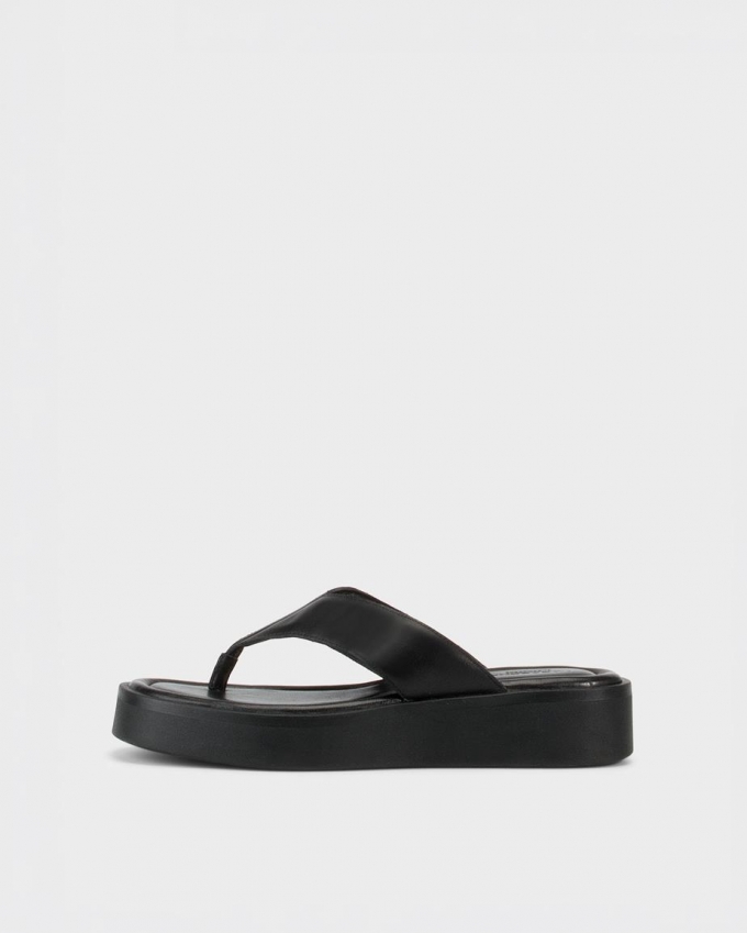 Vagabond Danya Sandalen - Schwarzes, Leder Vagabond Danya Sandalen - Schwarzes, Leder
