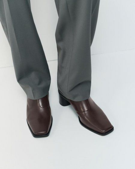 Vagabond Fay Stiefeletten - Dunkelbraunes, Leder