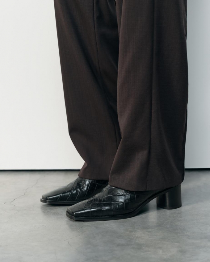 Vagabond Fay Stiefeletten - Schwarzes, Geprägtes Leder Vagabond Fay Stiefeletten - Schwarzes, Geprägtes Leder