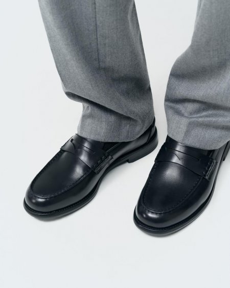 Vagabond Steven Loafer - Schwarzes, Leder