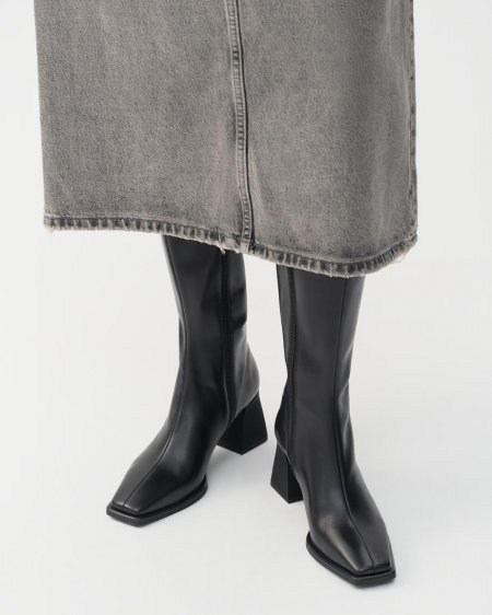 Vagabond Hedda Hohe Stiefel - Schwarzes, Leder Vagabond Hedda Hohe Stiefel - Schwarzes, Leder