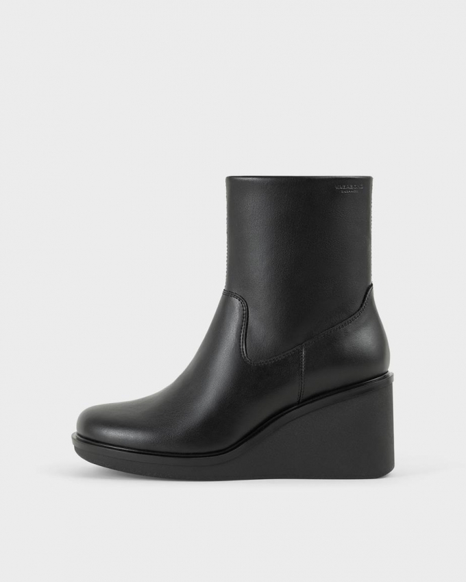 Vagabond Deena Stiefel - Schwarzes, Lederimitat Vagabond Deena Stiefel - Schwarzes, Lederimitat
