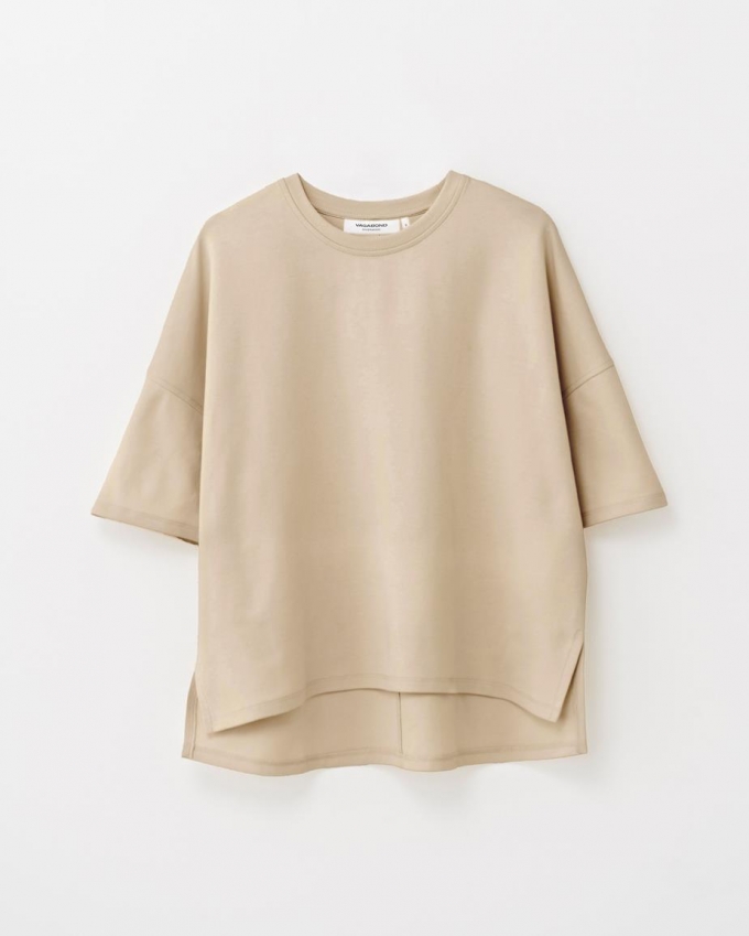 Vagabond Boxy T-Shirt W - Beiges, Textil Vagabond Boxy T-Shirt W - Beiges, Textil