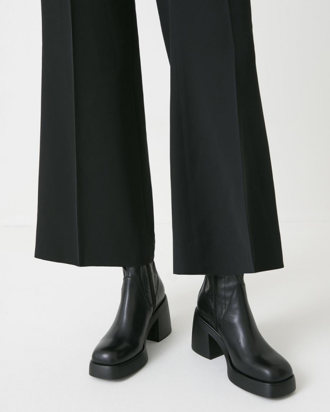 Vagabond Brooke Stiefel - Schwarzes, Leder/Kombination Vagabond Brooke Stiefel - Schwarzes, Leder/Kombination