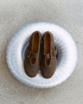 Vagabond Aleya Ballerinas - Braunes, Veloursleder