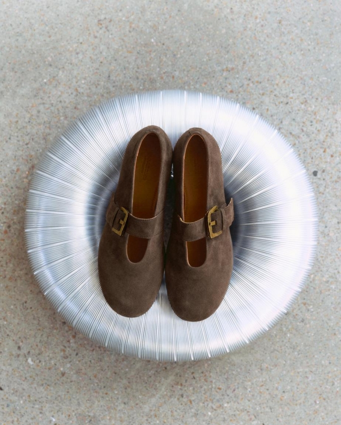 Vagabond Aleya Ballerinas - Braunes, Veloursleder Vagabond Aleya Ballerinas - Braunes, Veloursleder