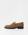 Vagabond Mario Loafer - Braunes, Veloursleder