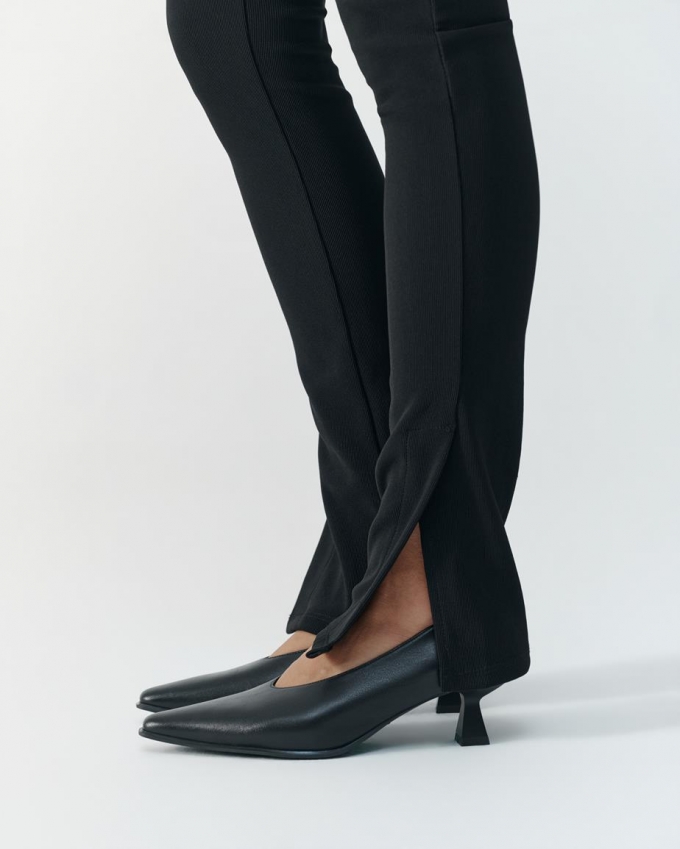Vagabond Elly Pumps - Schwarzes, Leder