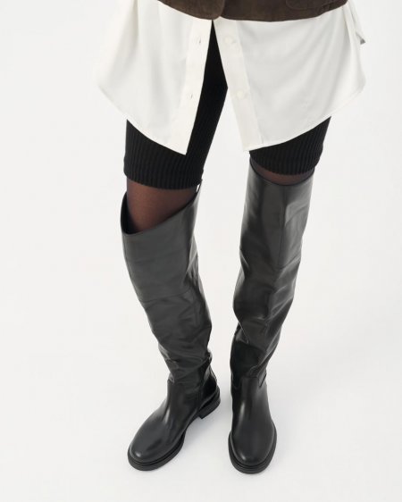 Vagabond Freya Hohe Stiefel - Schwarzes, Leder